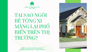 TẠI SAO NGÓI BÊ TÔNG XI MĂNG LẠI PHỔ BIẾN TRÊN THỊ TRƯỜNG