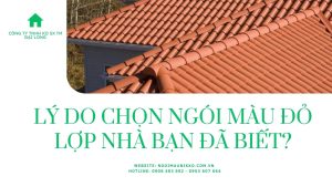 LÝ DO CHỌN NGÓI MÀU ĐỎ LỢP NHÀ BẠN ĐÃ BIẾT